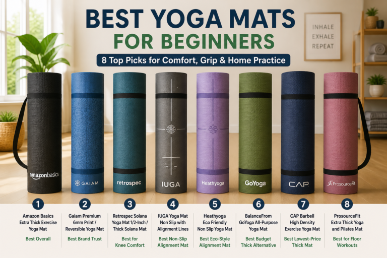 Best yoga mats for beginners for home yoga practice